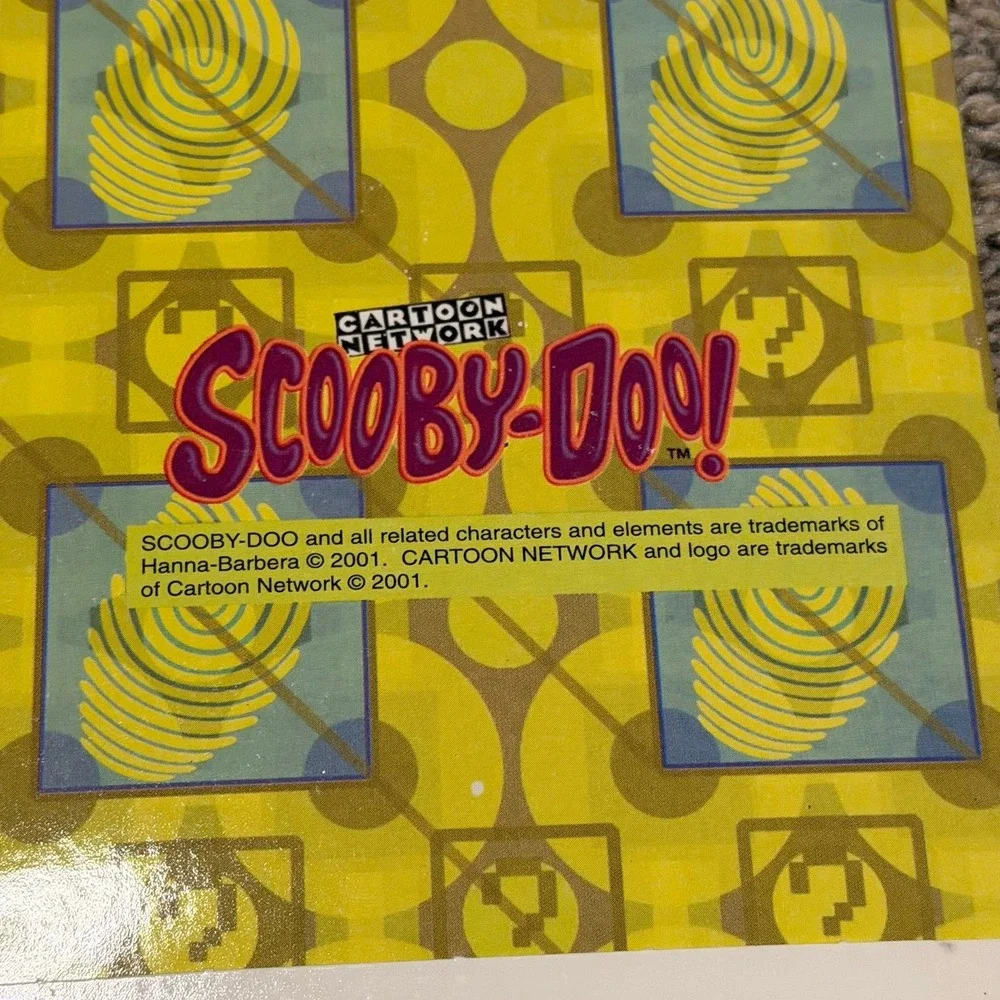 Vintage 2001 Scooby-Doo Folder Lot Cartoon Network Hanna Barbera School Supplies